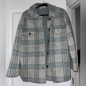 Blue & Grey Madewell Shacket
